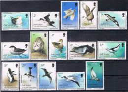 Süd-Georgien 150-164 Postfrisch Vögel, Pinguine #JD240 - Autres - Amérique