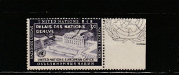 Nations Unies (New-York) YT 25 Obl : Palais Des Nations à Genève - 1954 - Oblitérés