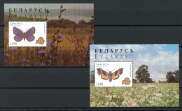 Weißrussland Block 7-8 Postfrisch Schmetterlinge #HX140 - Bielorrusia