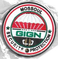 Ecusson PVC GENDARMERIE GIGN DETACHEMENT AMBASSADE MOSSOUL - Police & Gendarmerie