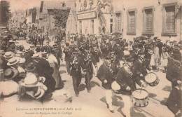 Schiltigheim * La Kermesse Du 10 18 Août 1919 * Société De Musique Dans Le Cortège * Fête Locale Tambour - Schiltigheim