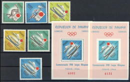 Panama 714-719 + Bl 17-18 Postfrisch Olympia 1964 #ID243 - Panama