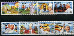 Uganda 1191-1198 Postfrisch Papst #IT553 - Ouganda (1962-...)