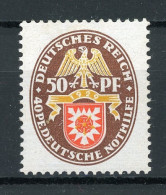 Deutsches Reich 434 I Mit Falz Kurzbefund Schlegel #JK230 - Unused Stamps