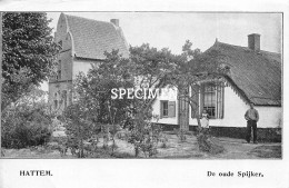 Prent - De Oude Spijker - Hattem   - 8.5x12.5 Cm - Hattem