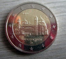 PIECE COMMEMORATIVE Allemande 2 EUROS - Basse-Saxe 2014 - Germania