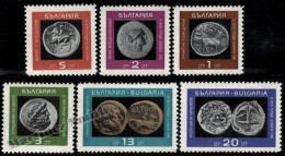 Bulgaria 1967 Yvert 1489-94, Ancient Coins, Coins On Stamps - MNH - Unused Stamps