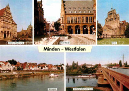 72791790 Minden Westfalen Ehemalige Regierung Markt Dom Schlagde Mittellandkanal - Minden