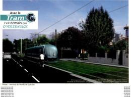 D33 PESSAC AVEC LE TRAM C EST DEMAIN QUI COMMENCE ..........PROJET DE TRAM   ..........état Luxe - Pessac