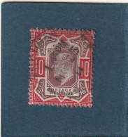 ///   ANGLETERRE ///    N° 116 ------   10 Pence Vermillon  Et Brun   Côte 65€ - Used Stamps