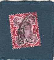 ///   ANGLETERRE ///    N° 116 ------   10 Pence Rouge Et Violet    Côte 65€ Perforé - Usados