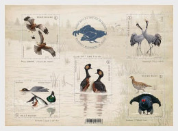 BELGIUM 2024 FAUNA Animals BIRDS - Fine S/S MNH - Unused Stamps