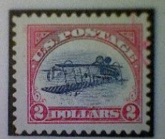 United States, Scott #4806a, Used(o), 2013, Inverted Jenny, Single, $2, Blue, Black, And Red - Used Stamps