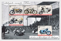 BELGIUM 2024 TRANSPORT Vehicles. Motorcycles BIKES - Fine S/S MNH - Unused Stamps