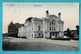 * Thorn - Westpreussen (Ehemalige Dt. Gebiete - Deutschland) * (Reinicke & Rubin, 19076) Stadt Theater, Théatre, Couleur - Westpreussen