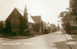 Sunningdale Congregational Church Photo Postcard F. C. Hodder - Autres & Non Classés