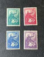 (T3) Portugal 1952 S. FRANCISCO XAVIER RELIGION Complete Set - Af. 759/762 - MNH - Unused Stamps