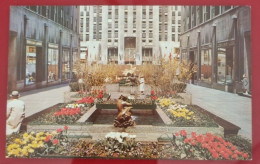 Uncirculated Postcard - USA - NY, NEW YORK CITY - ROCKEFELLER CENTER CHANNEL GARDEN - Places