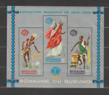 Burundi 1965 International Exhibition New York S/S MNH/** - Blocs-feuillets