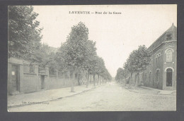 CPA 62 - LAVENTIE - RUE DE LA GARE - Laventie