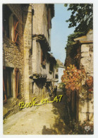 {92046} 46 Lot Saint Cirq Lapopie , Le Charme D' Une Vieille Rue Avec Les Très Anciennes Maisons Des XIè Et XIIè Siècles - Saint-Cirq-Lapopie