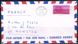 ONU-L73 - CANADA N° 473 25e Anniversaire Des Nations-Unies Sur Lettre Par Avion Pour La France - Cartas & Documentos