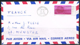 ONU-L73 - CANADA N° 473 25e Anniversaire Des Nations-Unies Sur Lettre Par Avion Pour La France - Brieven En Documenten