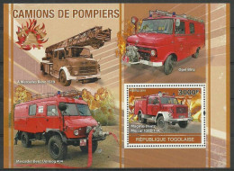 Togo 2010 Mi Block 552 MNH  (ZS5 TGObl552) - Firemen