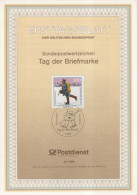 Germany Deutschland 1994-37 Tag Der Briefmarke, Stamp Day, Postman, Canceled In Bonn - 1991-2000