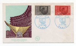 FDC France 1966 - UNESCO 1966 - YT 36 & 37 - 75 Paris - UNESCO