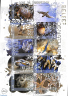Netherlands 2022 Nature, Coastal Aereas 10v M/s S-a, Mint NH, Nature - Birds - Sea Mammals - Shells & Crustaceans - Neufs
