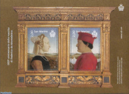 San Marino 2022 Frederico Da Montefeltro S/s, Mint NH, Art - Paintings - Ungebraucht