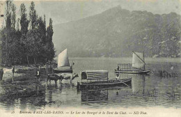 73 - Lac Du Bourget - Et La Dent Du Chat - Animée - Vaches - Correspondance - CPA - Voir Scans Recto-Verso - Le Bourget Du Lac