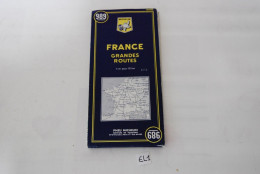 EL1 Carte Routière De France 989 - Maps/Atlas