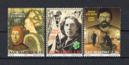 2004 SAN MARINO SET MNH ** 2005/2007 Personaggi Della Letteratura - Unused Stamps