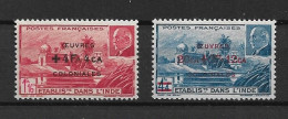 INDE 1944 Maréchal Pétain, Surchargés – Œuvres Coloniales MNH - 1944 Maréchal Pétain, Surchargés – Œuvres Coloniales