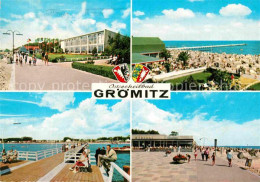 72764585 Groemitz Ostseebad Promenade Strand Seebruecke Groemitz - Grömitz