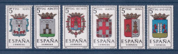 Espagne - YT N° 1079 à 1082B ** - Neuf Sans Charnière - 1962 - Ongebruikt