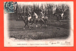 PARIS SPORTIF  COURSES D AUTEUIL Saut Du Brook ( 2 Scans) Chevaux, Jockey Hippodrome, Hippisme  )F 21504 - Paardensport