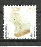 ARMENIEN Armenia 1999 Michel 361 MNH Die Katze Cat Broiefmarkenausstellung In China Peking - Chats Domestiques