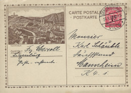 Luxembourg - Luxemburg - Carte - Postale   1937  Clervaux   Cachet  Luxembourg-Ville - Stamped Stationery