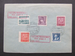 AK Ober Hohenelbe Vrchlabí Polní Pošta Feldpost 1938  // P9852 - Lettres & Documents