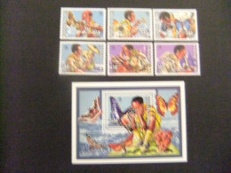 56 MALI - REPUBLICA De MALI 1995 / MOVIMIENTO SCOUTS / YVERT 736 / 741 + BLOC 37 MNH - Used Stamps