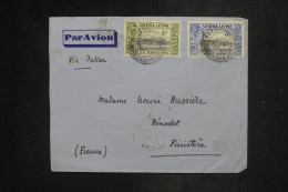 SIERRA LEONE - Lettre Par Avion D'un Marin Du Croiseur Jeanne D'Arc > La France - 1938 - A 3012 - Sierra Leone (...-1960)