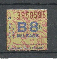 USA Ration Stamp Vignette, Used - Unclassified