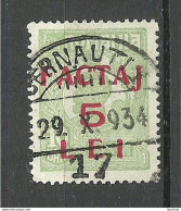 ROMANIA Rumänien 1928 Michel 5 Paketmarke O Nice Cancel CERNAUTI - Colis Postaux