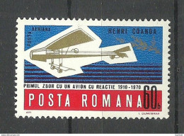 Romania 1970 Michel 2896 MNH Aviation Flugzeug Air Plane Henry Coanda - Unused Stamps