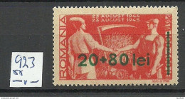 ROMANIA Rumänien 1946 Michel 923 MNH Bauernfront - Neufs