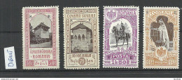 ROMANIA Rumänien 1906 - 4 Dienstmarke EXPOZITIA GENERALA With OPT "SE" * - Service