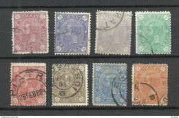 ROMANIA Rumänien 1890/91 Michel 83 - 89 O - Used Stamps